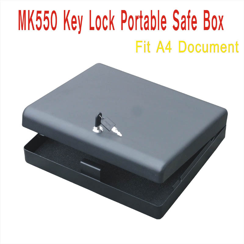  - MK550 ޴ ƿ  Ű   ̴  ڵ  ݰ (Ipad ڽ)/Wholesale - MK550 portable steel Suitcase key lock travel mini gun car jewelry safe box (Ip